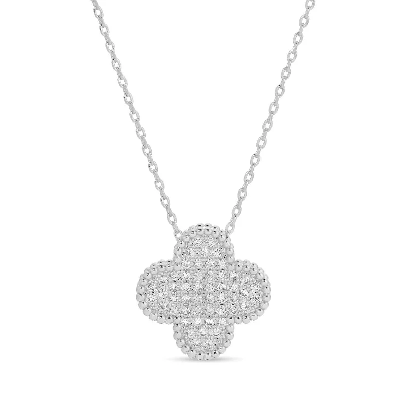 Bringing Luck, Pendant Necklace Lace Dress Deep V