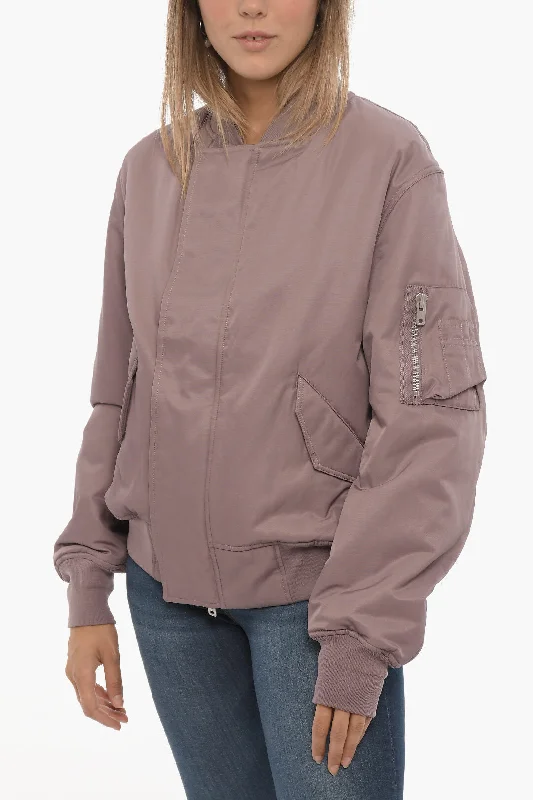 Y-3 by Yohji Yamamoto ADIDAS Padded Bomber Jacket with Hidden Closure Women's stylish jackets