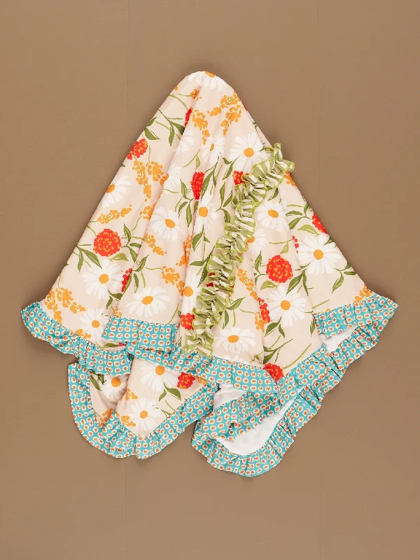 Daisy Janes Ruffle Minky Blanket
