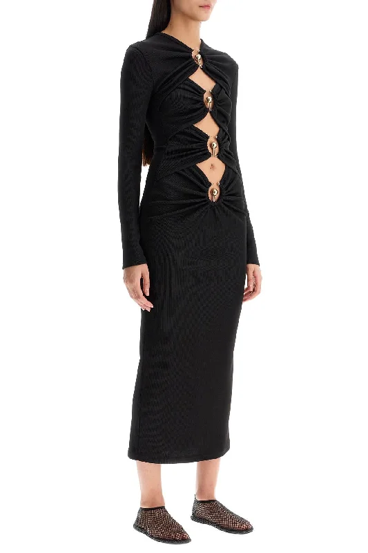 Christopher Esber 'cut Out Dress With Metallic Rings' Sequin unclassified dresses