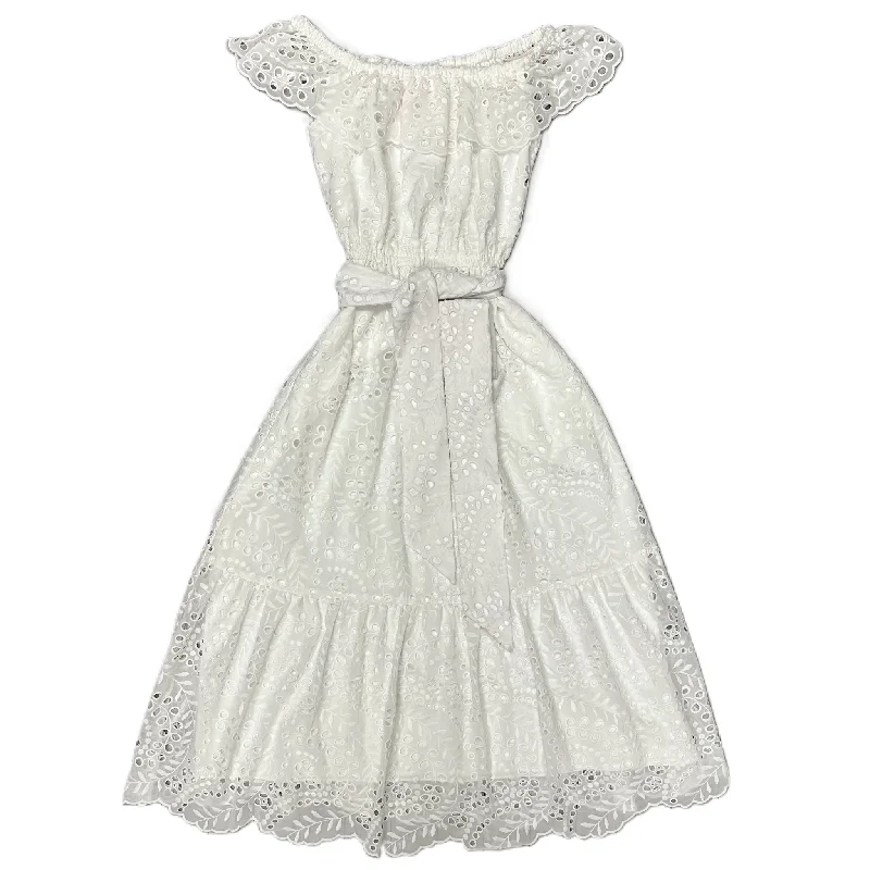 Dress Designer By Lilly Pulitzer In White, Size: S High-end unclassified dresses