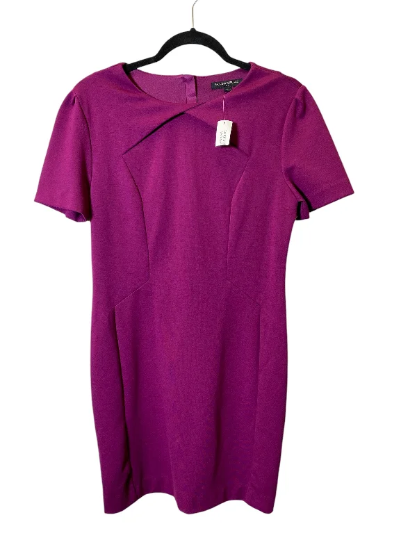 Dress Work By Banana Republic In Purple, Size: S Tiered unclassified dresses