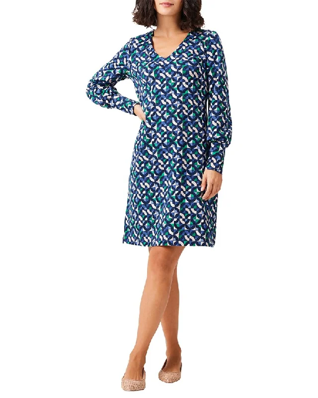 NIC+ZOE Geo Waves Cruise Dress Earthy tone unclassified dresses
