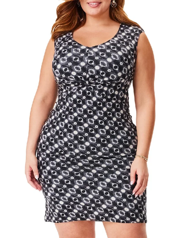 NIC+ZOE Plus Midnight Shibori Dress Stretchy unclassified dresses