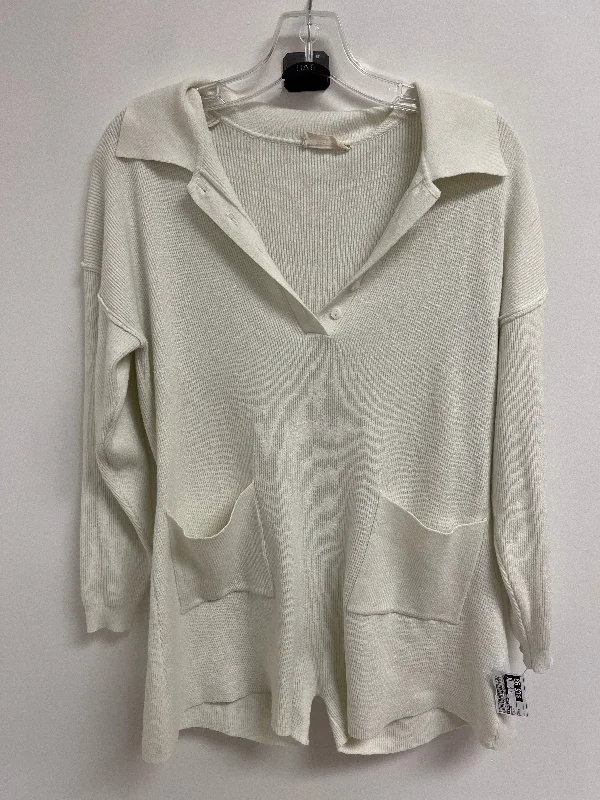 Romper By Altard State In Cream, Size: S Earthy tone unclassified dresses