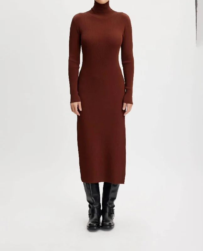 Silvi Knit Dress In Sodium One-shoulder unclassified dresses