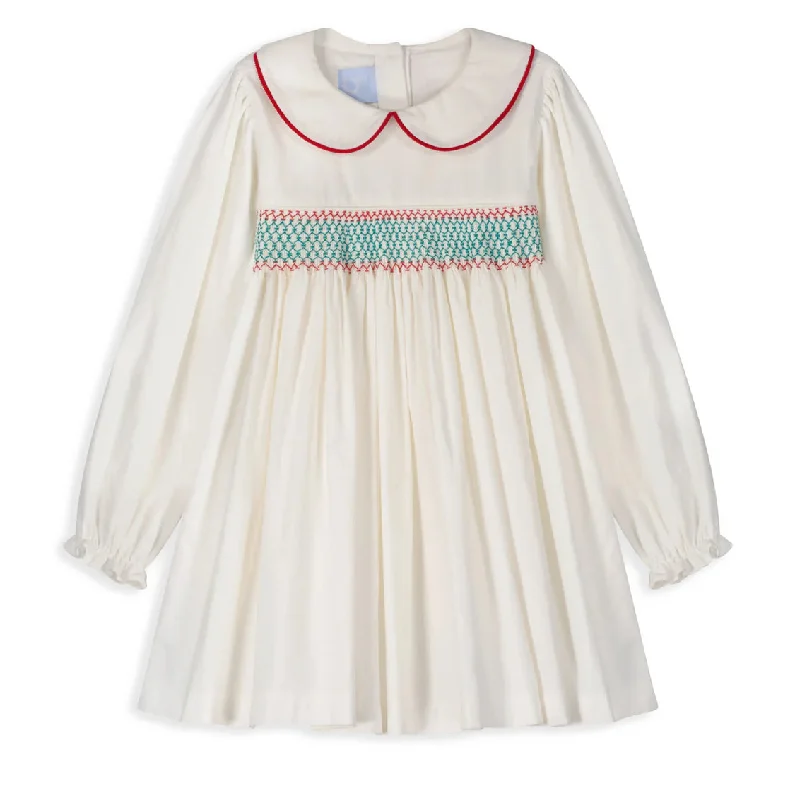 Smocked Peter Pan Dress Tiered unclassified dresses
