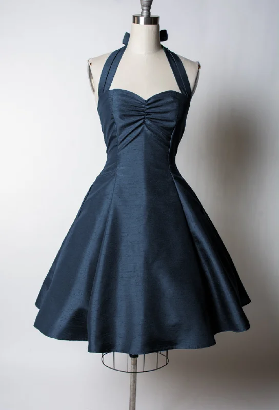 Sweetie Dress- Shantung, Navy Spring unclassified dresses