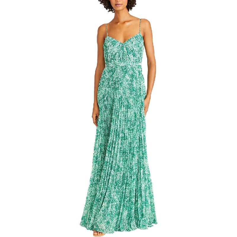 Womens Pleated Full Length Evening Dress Best-selling unclassified dresses